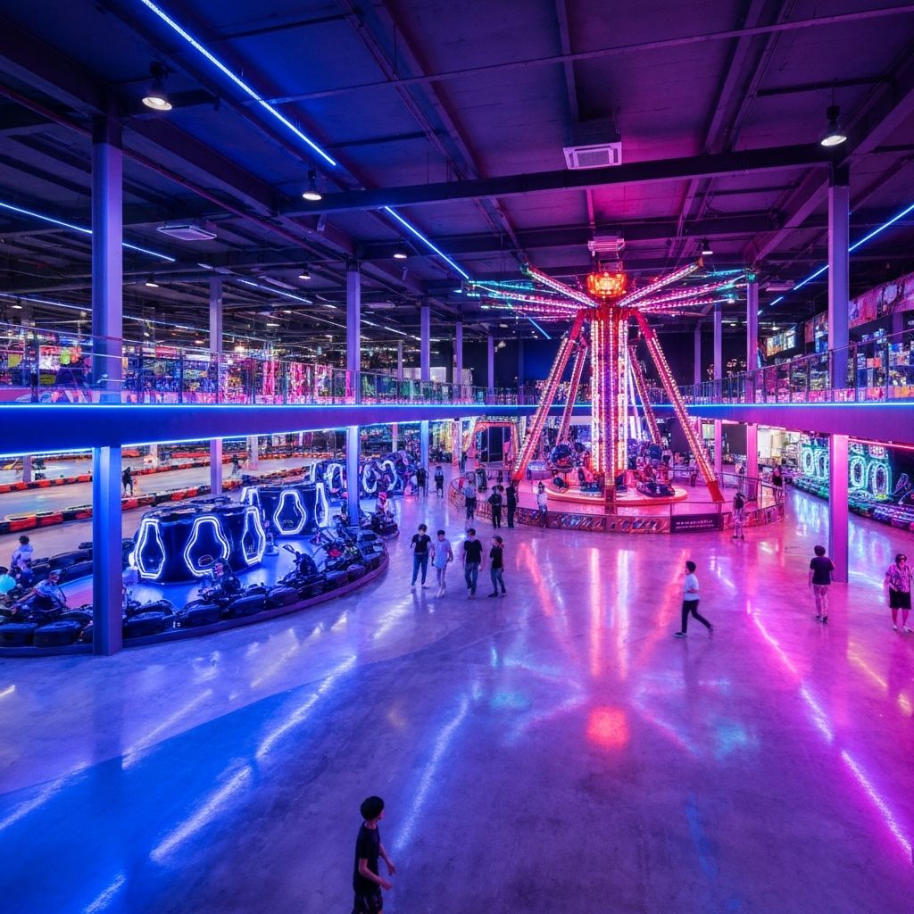 Lotte World Tower Megapark 4,800 m&sup2; Flagship Megapark